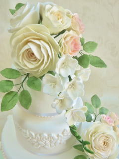 ウェディングケーキ　シュガークラフト教室　リトルフェアリー