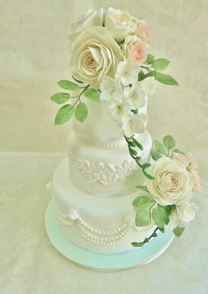 ウェディングケーキ　シュガークラフト教室　リトルフェアリー