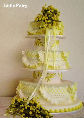 ウェディングケーキ　シュガークラフト教室　リトルフェアリー